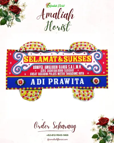Karangan Bunga Ucapan Selamat di Somahode