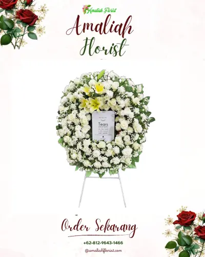 Krans Bunga Duka Cita di Somahode